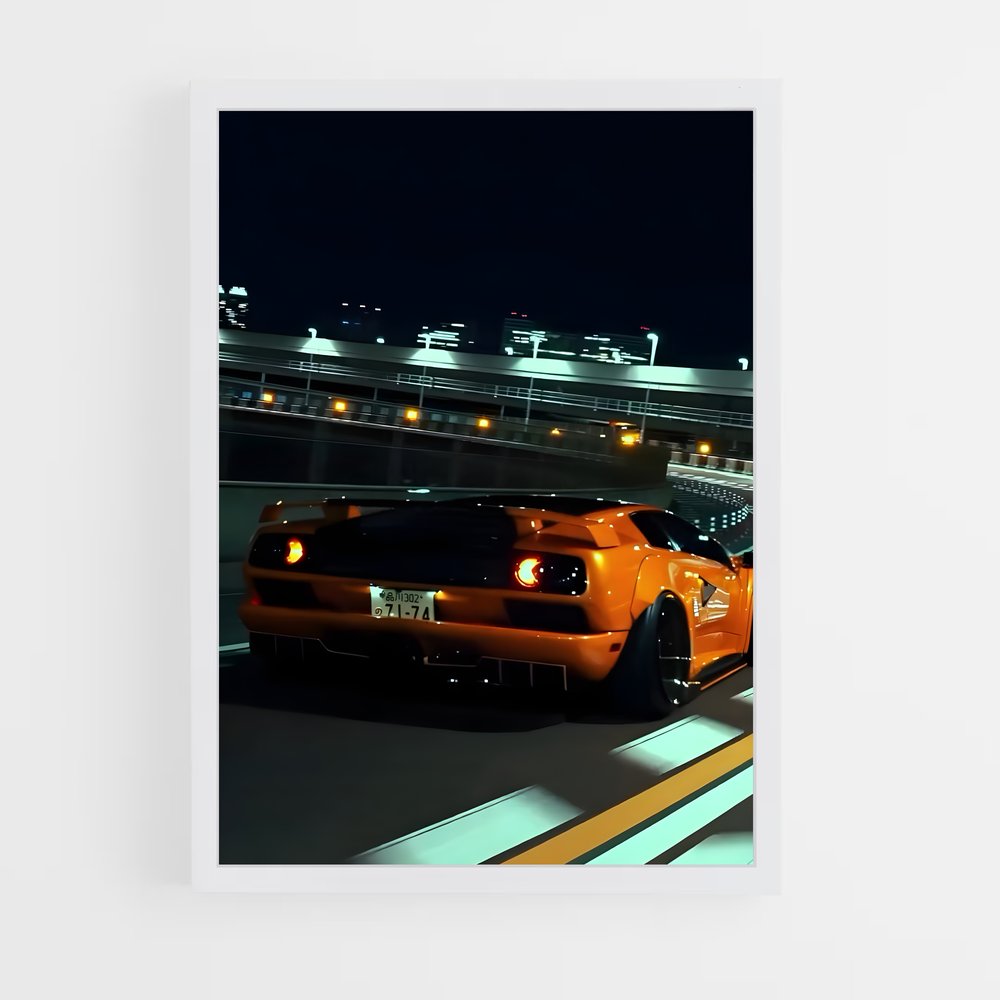 Poster Diablo Quand – affiche Lamborghini (vue 3)